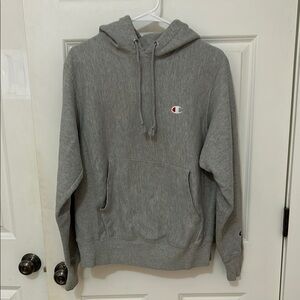 Champion Men's Grey Hoodie size small pullover sweatshirt